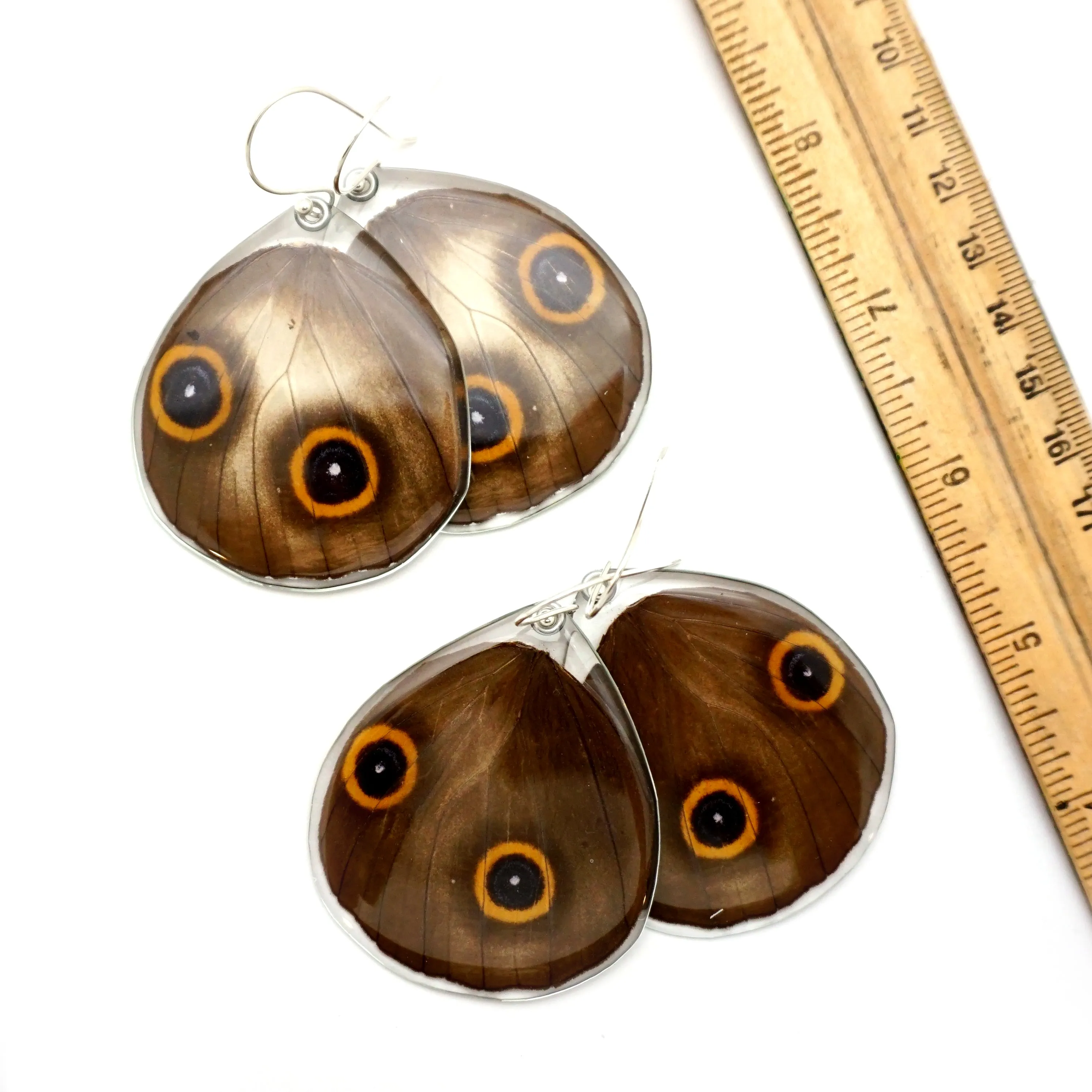 0617 Butterfly Wing Earrings, Taenaris Urania, bottom wings SPECIAL OFFER