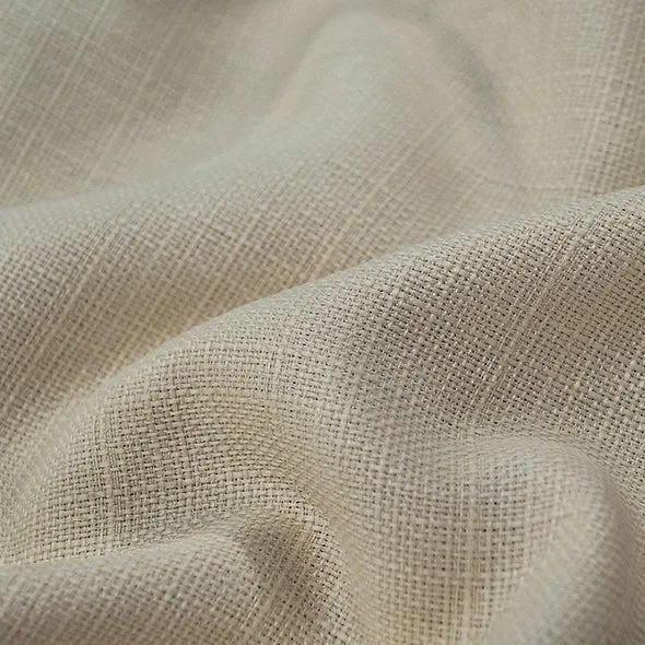 1pc - Rustic Linen Table Linen 90" Round - Ivory