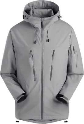 Akklian Women's Waterproof Outdoor Snowboard Breathable Ski Jacket Winter Warm Fleece Lined Windbreaker Zip Up Hooded Jacket