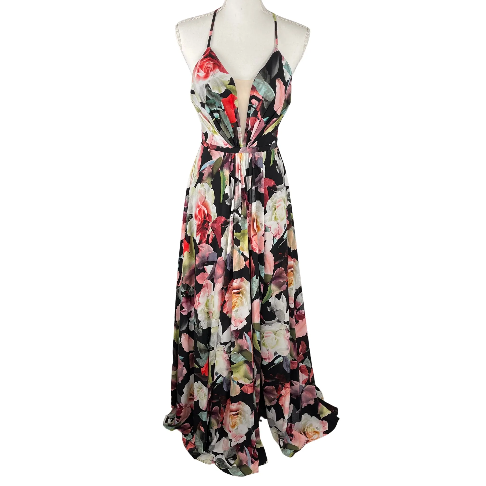 Cache Floor Length Floral Gown