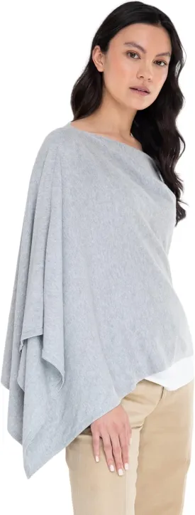 Caroline Grace Cashmere Blend Poncho by Alashan Lightweight & Super Soft - 95% Cotton 5% Cashmere - Great Gift Item