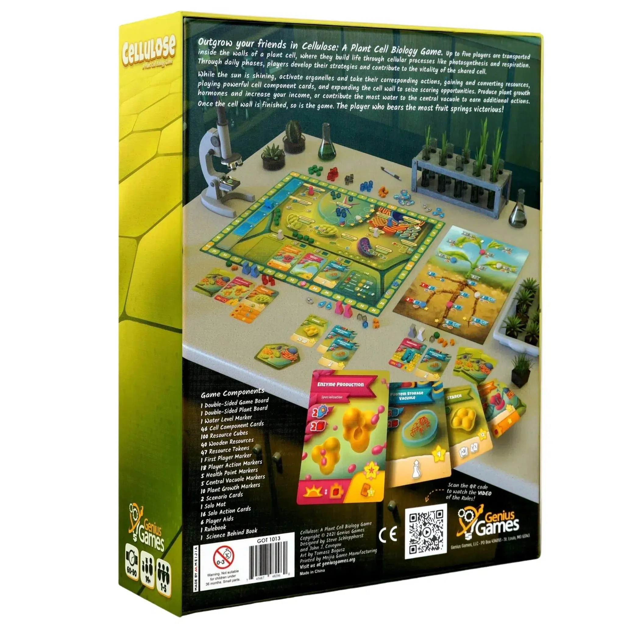Cellulose: A Plant Cell Biology Game - Board Game - Genius Games