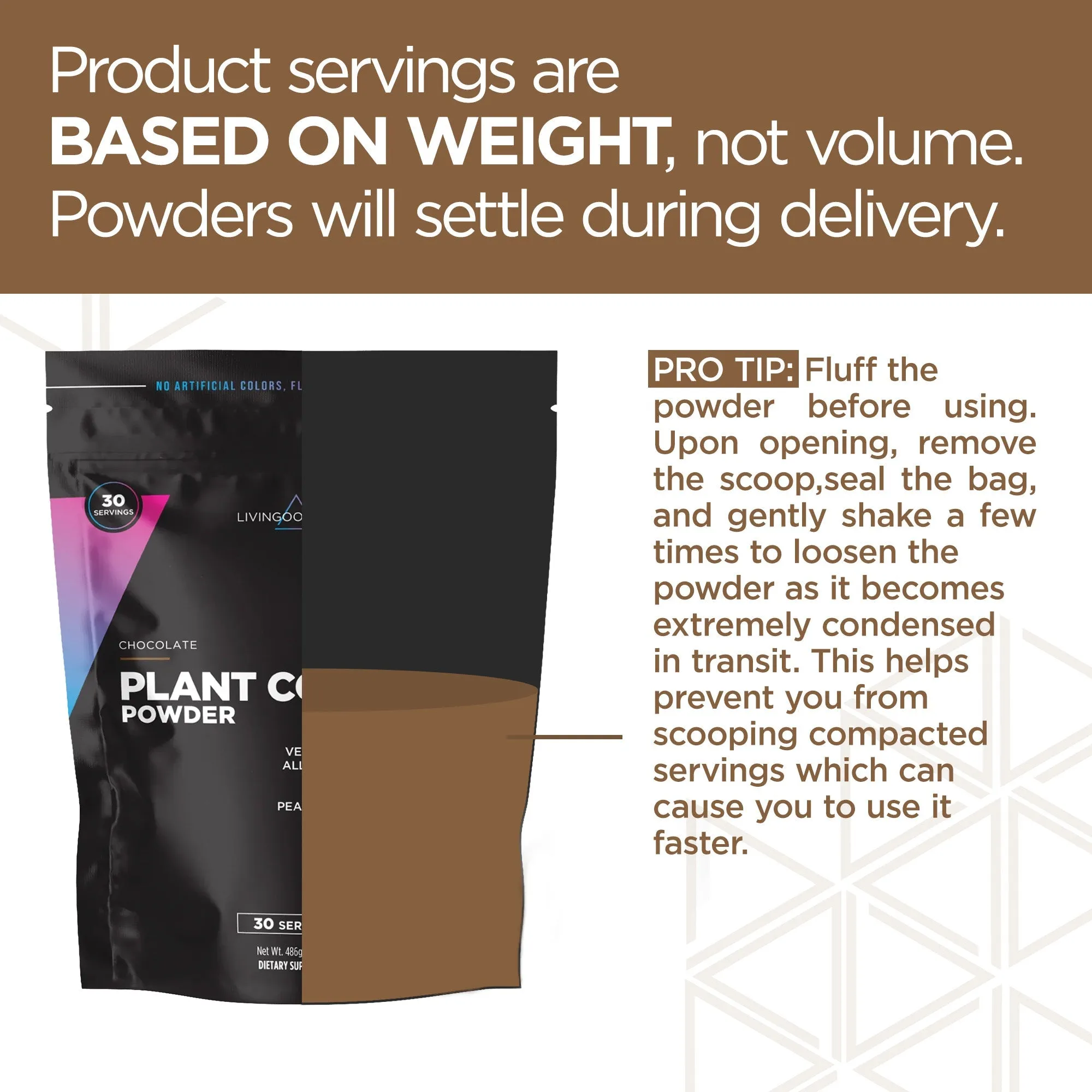 CLEARANCE DEAL! Livingood Daily Plant Collagen   Greens (Chocolate)