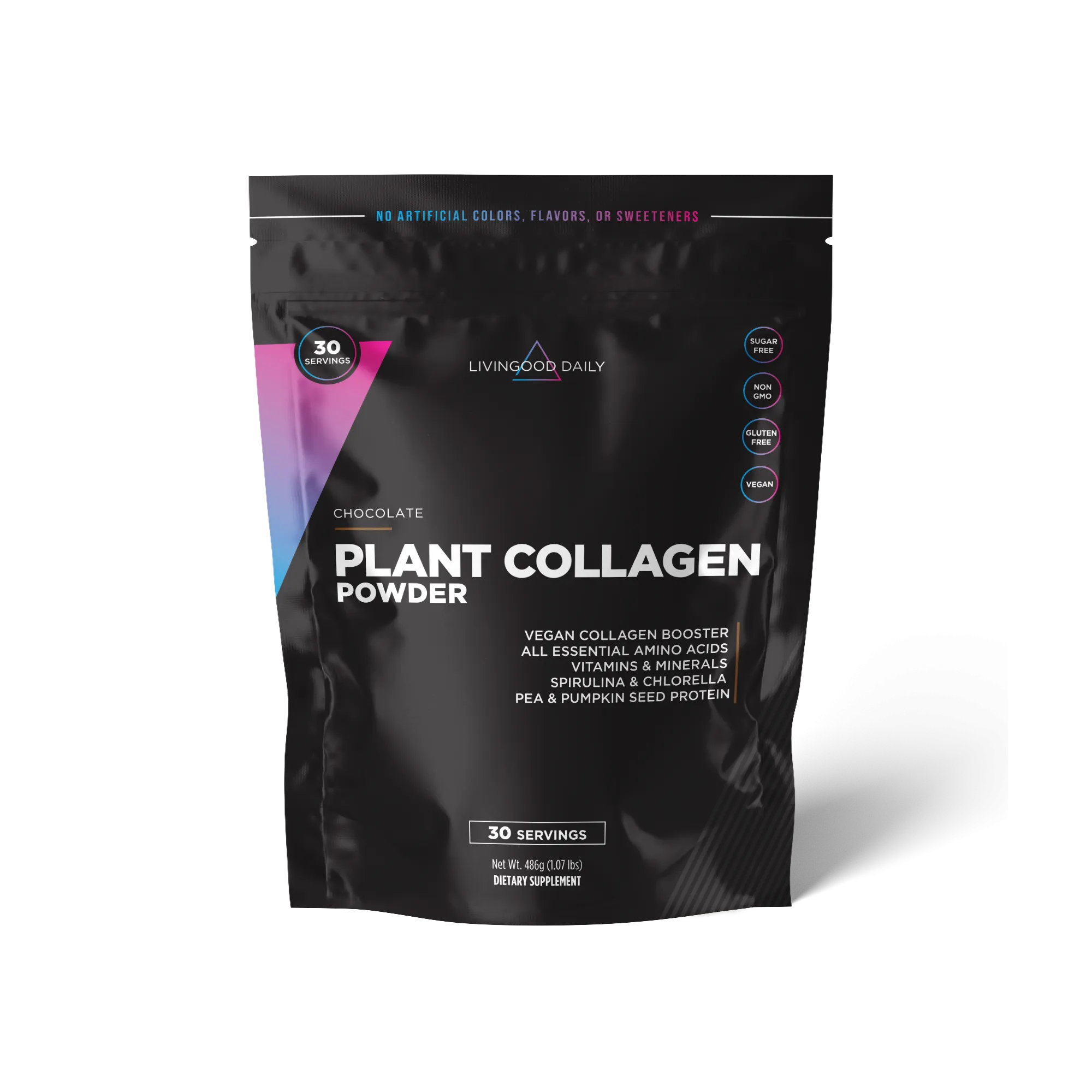 CLEARANCE DEAL! Livingood Daily Plant Collagen   Greens (Chocolate)