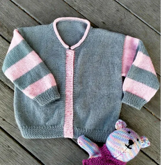 Countrywide Yarns Baby Angel Cardigan Pattern #P364