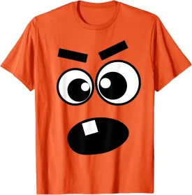 Creepy Carrots Face Halloween costume Kids T-Shirt