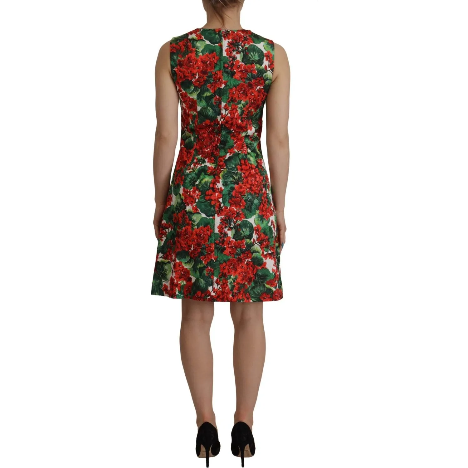 Dolce & Gabbana Multicolor Floral A-Line Dress