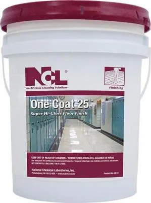 FINISH/ "ONE-COAT 25" High Solids Floor Finish