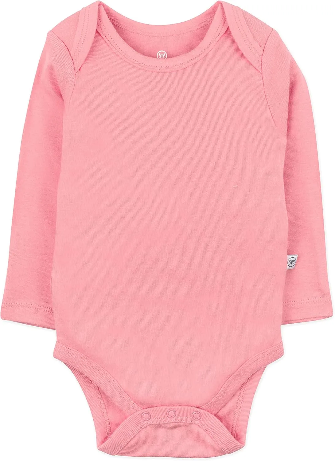 HonestBaby 10-Pack Long Sleeve Bodysuits One-piece 100% Organic Cotton for Infant Baby Boys, Girls, Unisex