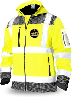 KwikSafety - Charlotte, NC - AGENT & GALAXY Softshell Safety Jacket [Base & Limited Edition Design] Class 3 ANSI Tested OSHA