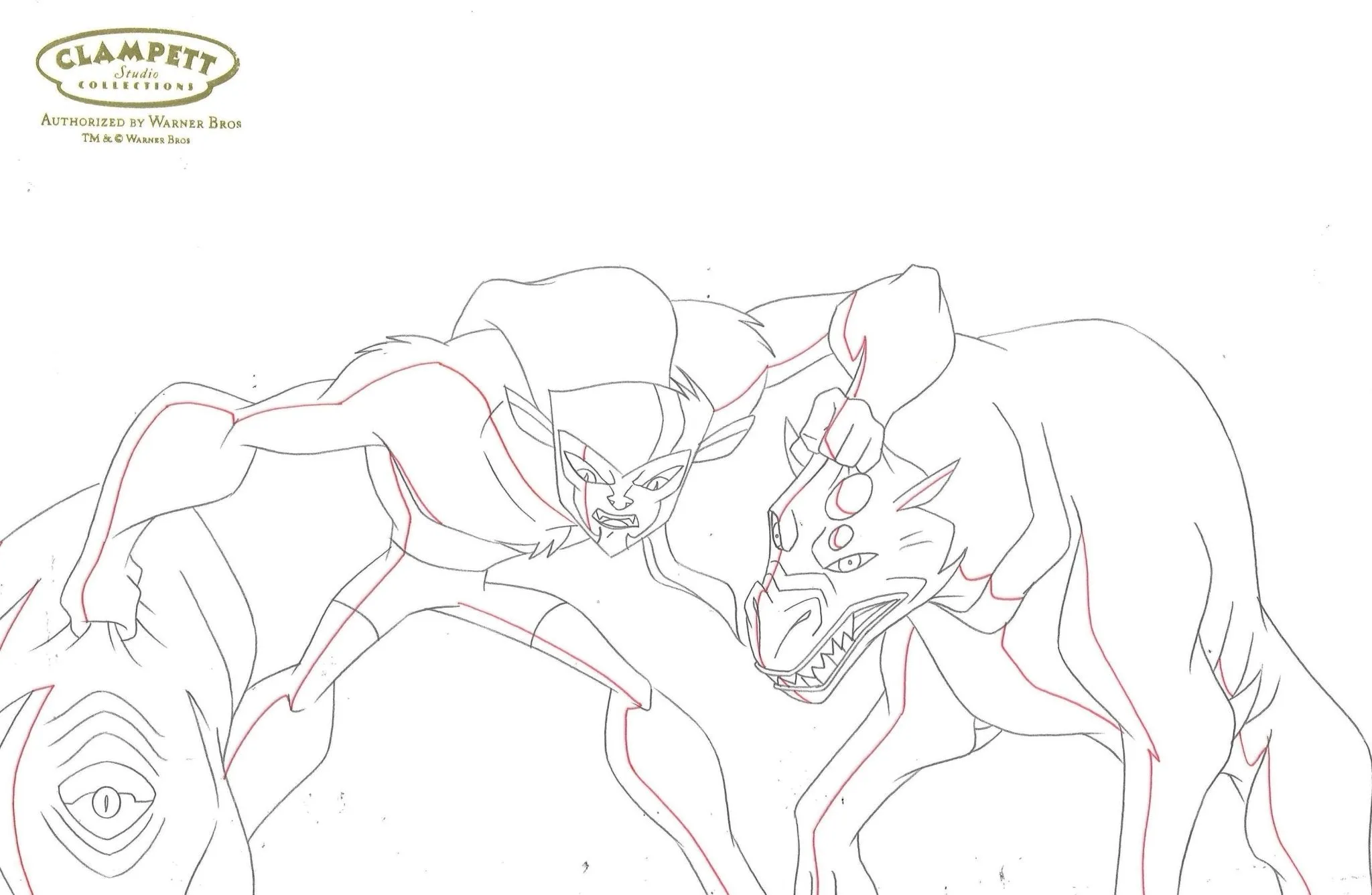 Legion of Super Heroes Original Production Drawing: Timber Wolf