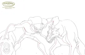 Legion of Super Heroes Original Production Drawing: Timber Wolf