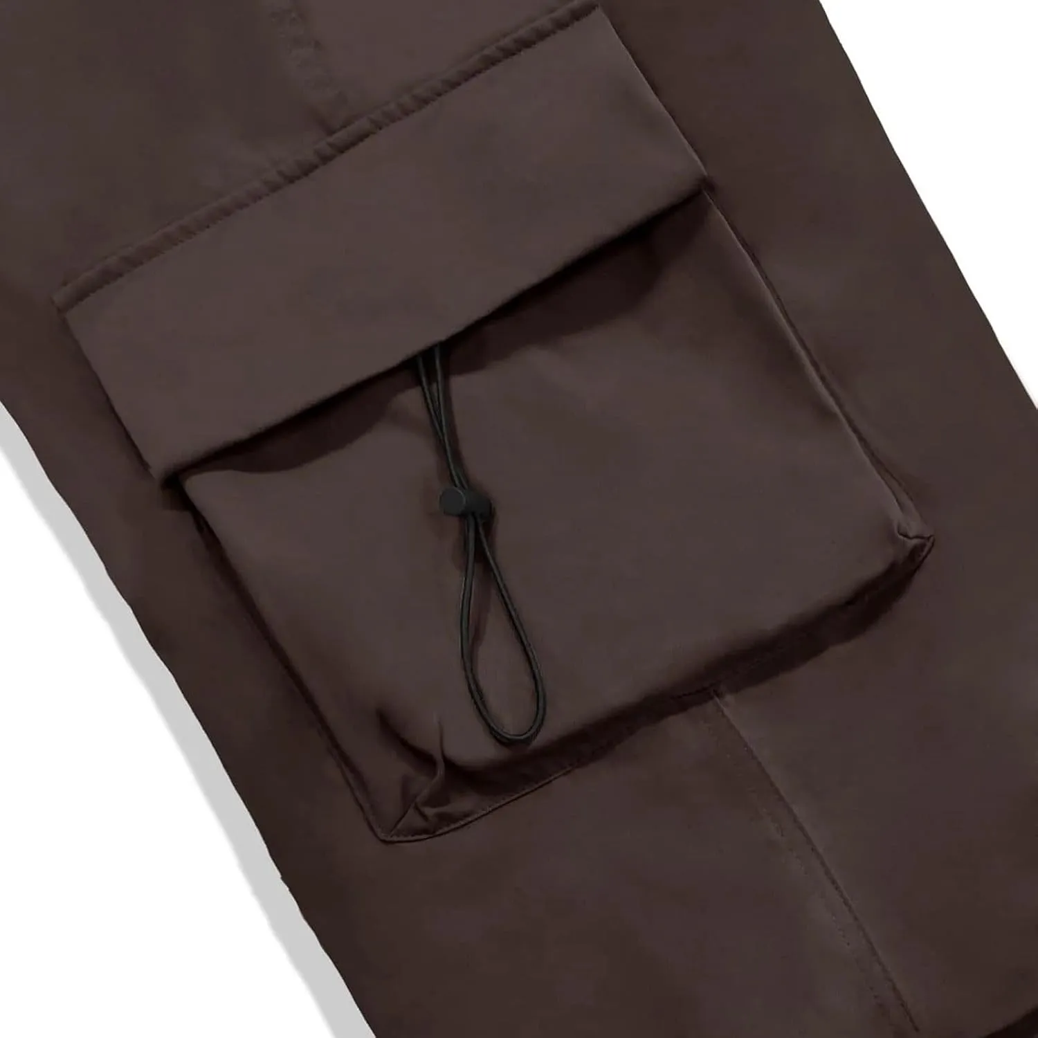 Men's Baggy Cargo Pants Casual Parachute Pant Drawstring Elastic Waist Loose Fit Athletic Joggers Sweatpants with Pockets