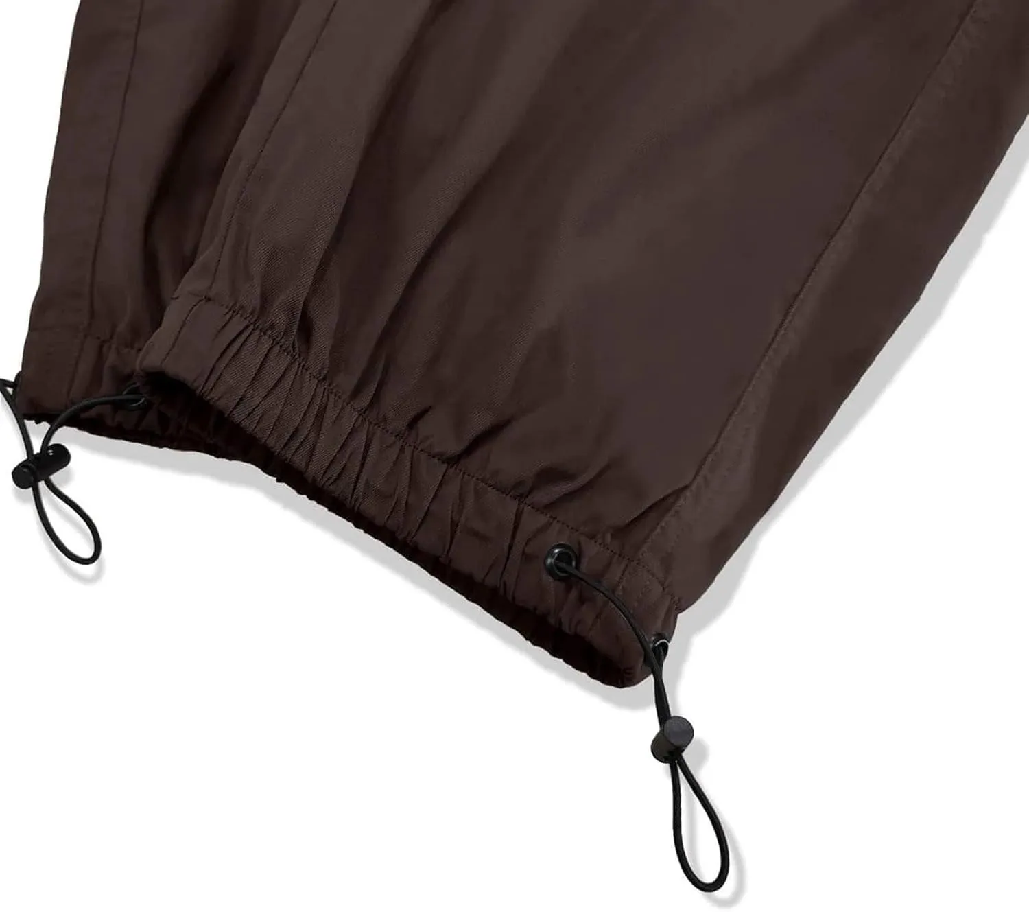 Men's Baggy Cargo Pants Casual Parachute Pant Drawstring Elastic Waist Loose Fit Athletic Joggers Sweatpants with Pockets