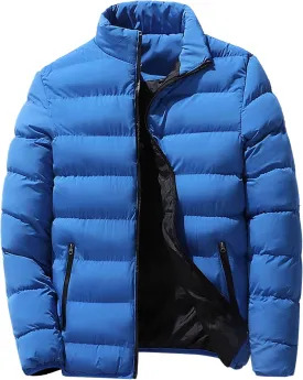 Mens Lightweight Padded Coats Flight Bomber Puffer Outwear Jacket Windproof Down Packable Winter Jackets