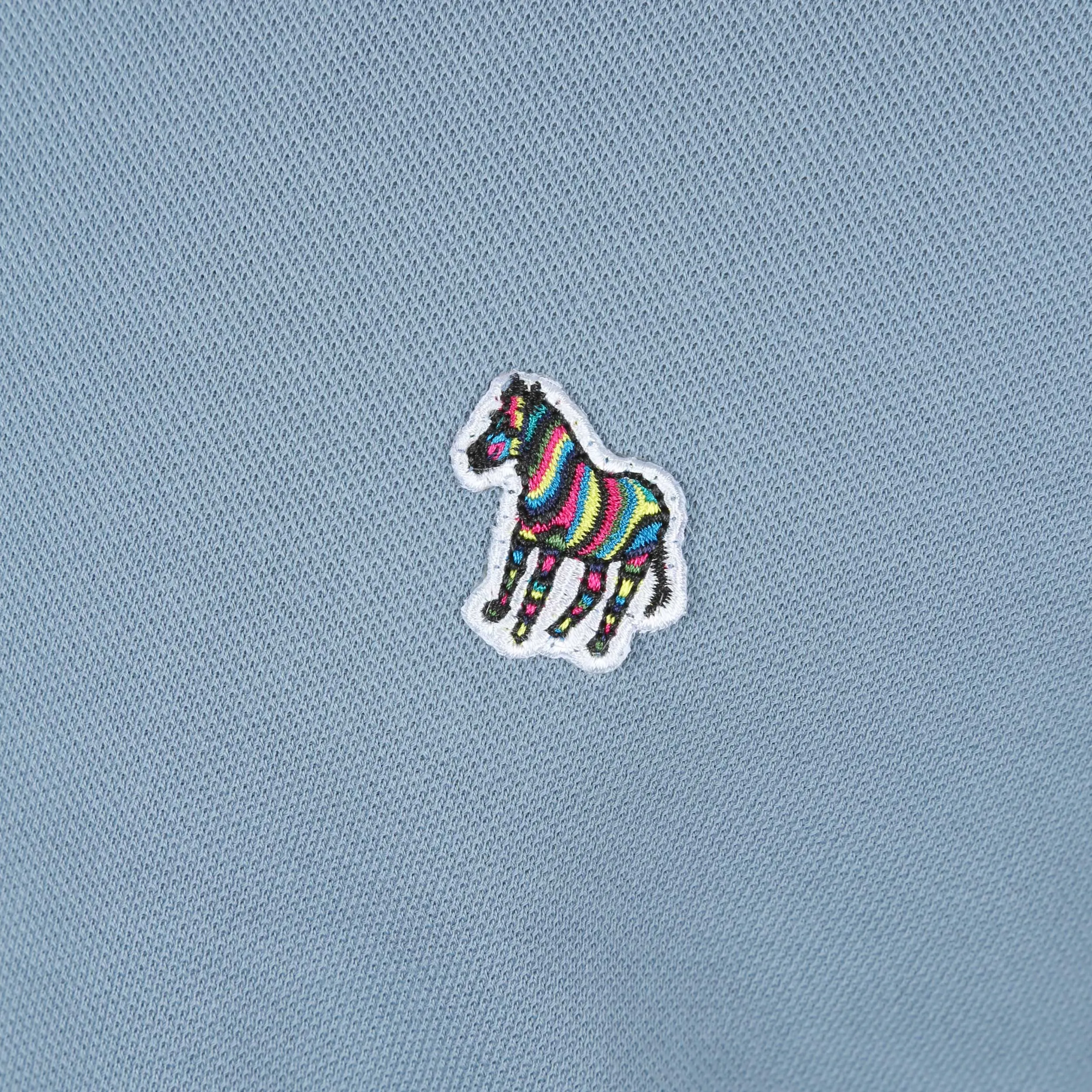 Paul Smith Zebra Badge Polo Shirt in Airforce Blue