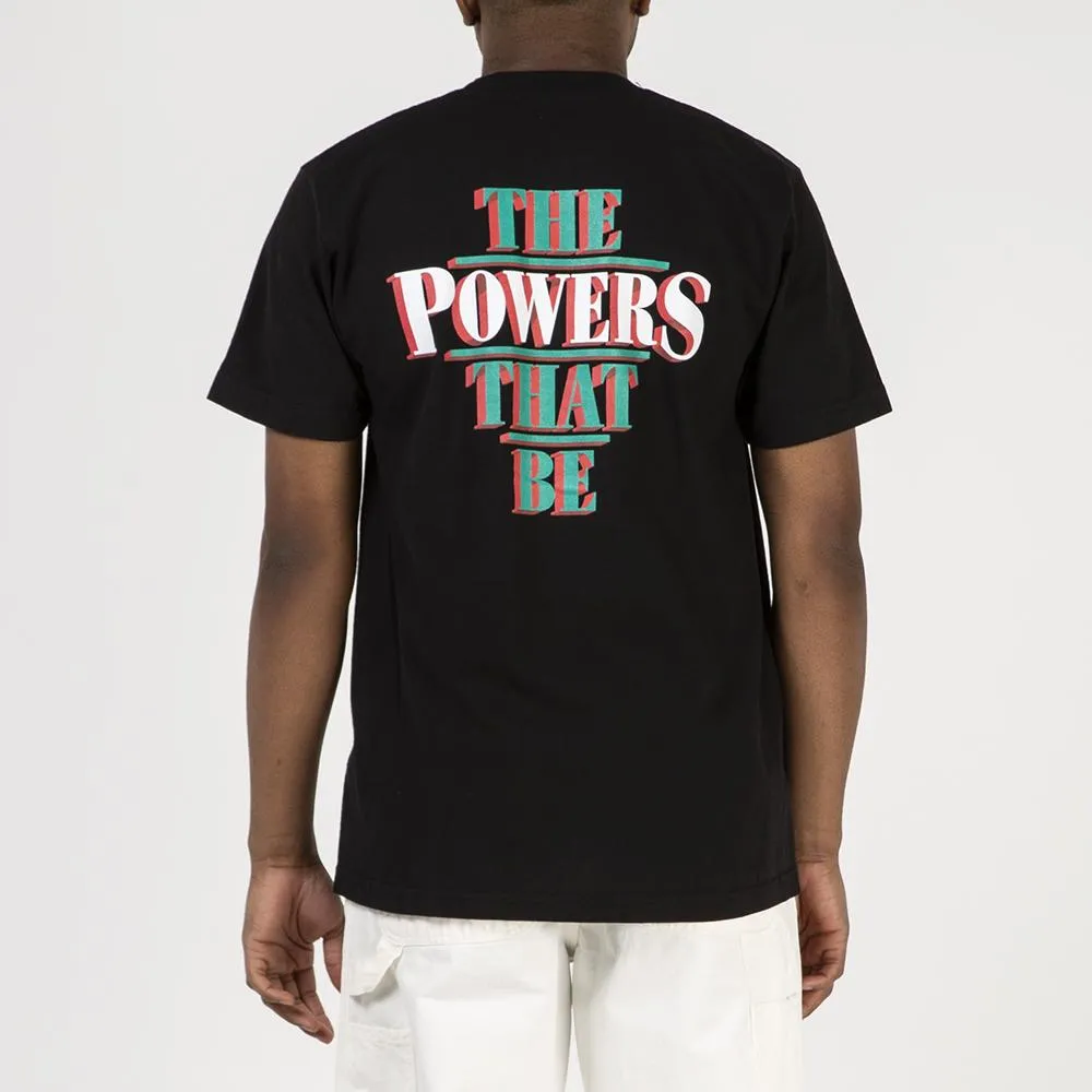 Powers The Power That Be T-shirt / Black