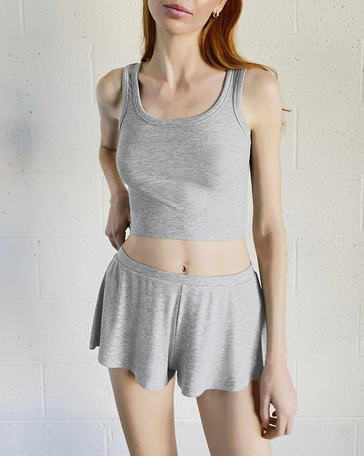 Ribbed Short
