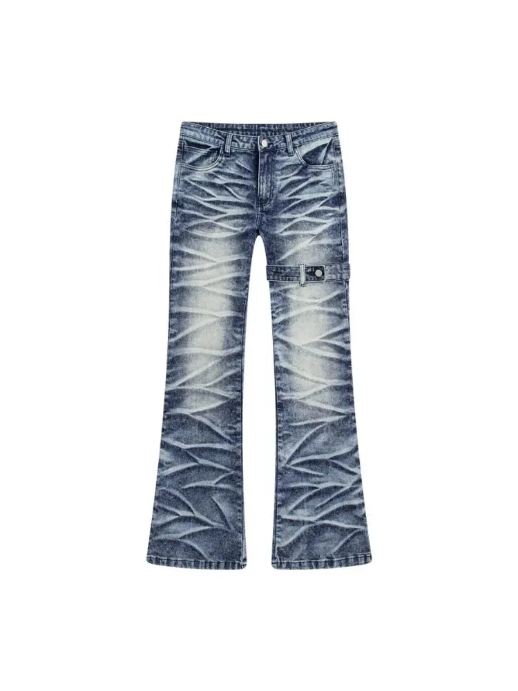 Stretch bootcut jeans【s0000008381】