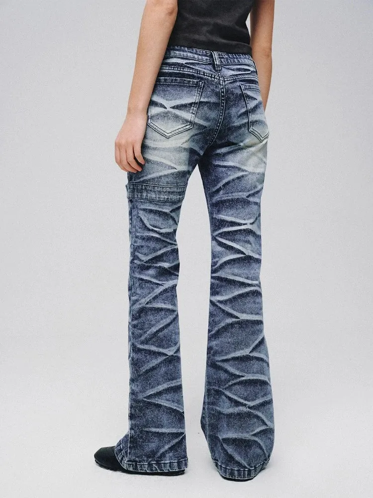 Stretch bootcut jeans【s0000008381】