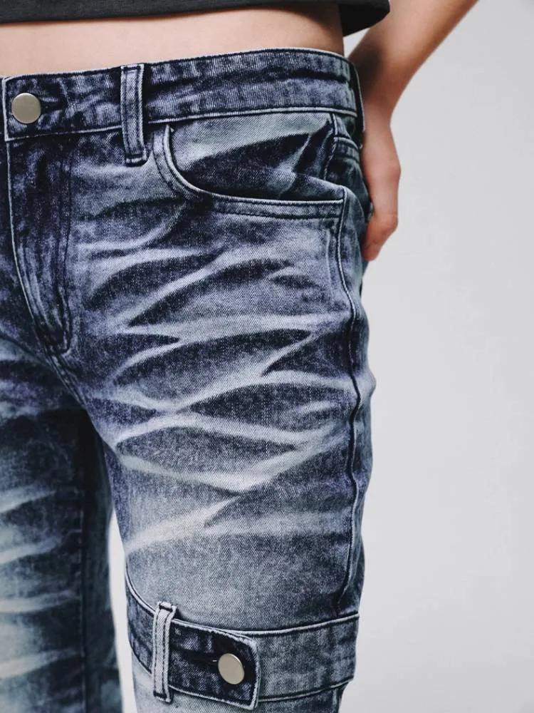 Stretch bootcut jeans【s0000008381】