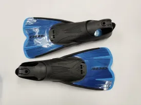 Used Cressi Agua Short Swim Full Foot Fins - 37/38