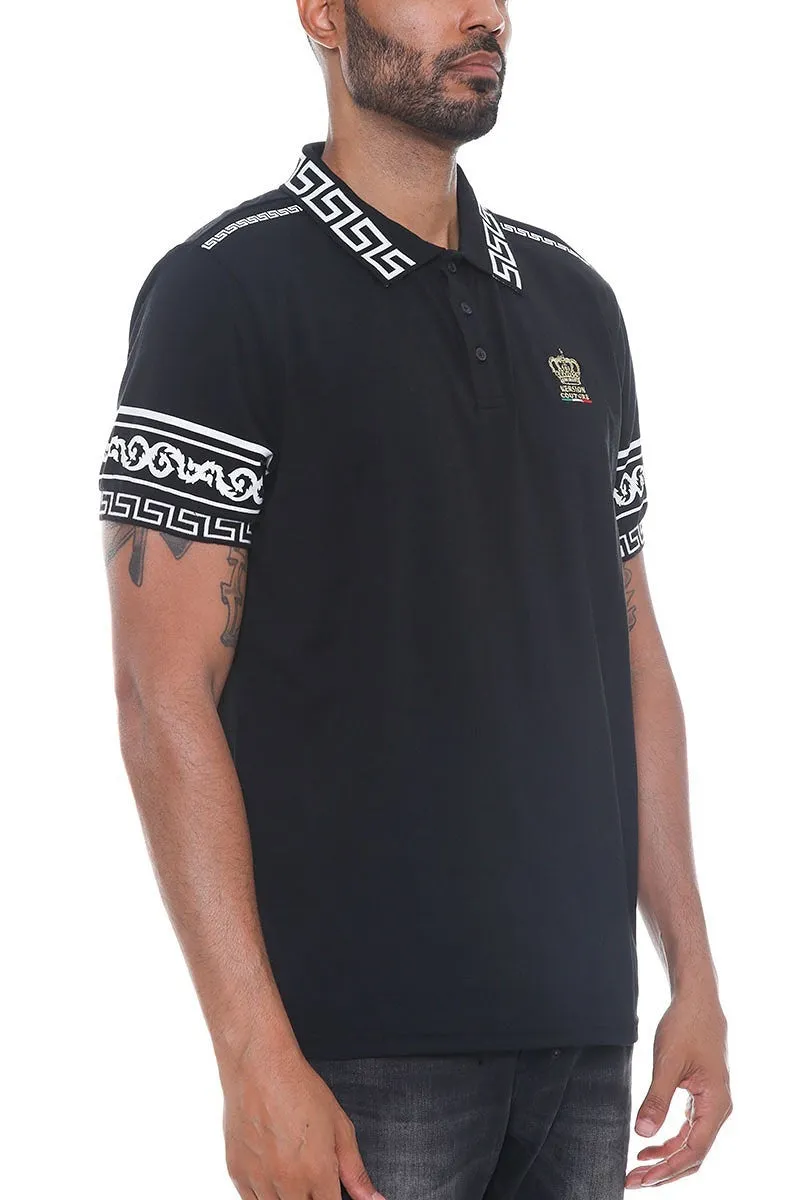 Version Couture Men's Polo Button Down Shirt - 4 colors