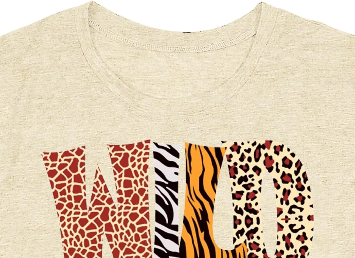 Womens Teacher Shirts Wild About Teaching Leopard Print T-Shirt Teacher Life Tee Top